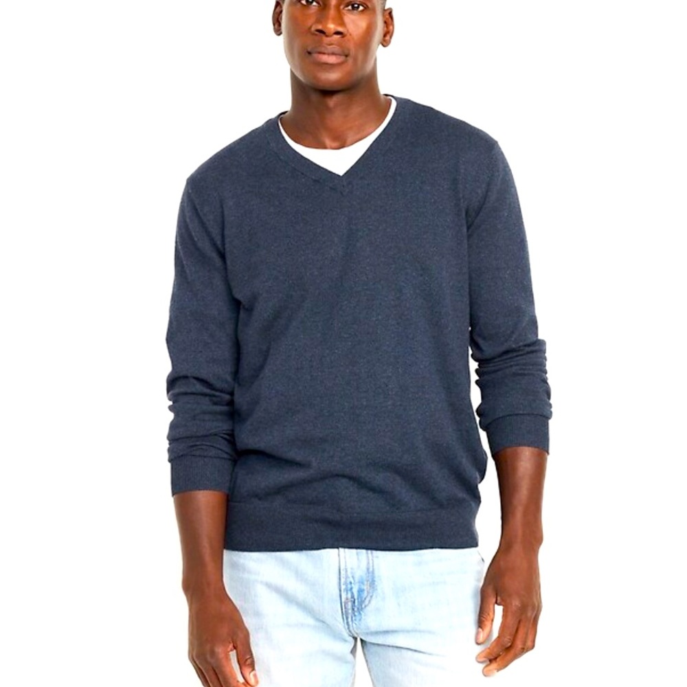 Harry Rosen Italian Made 💯 Jumper Merino Wool Charcoal Grey Size L